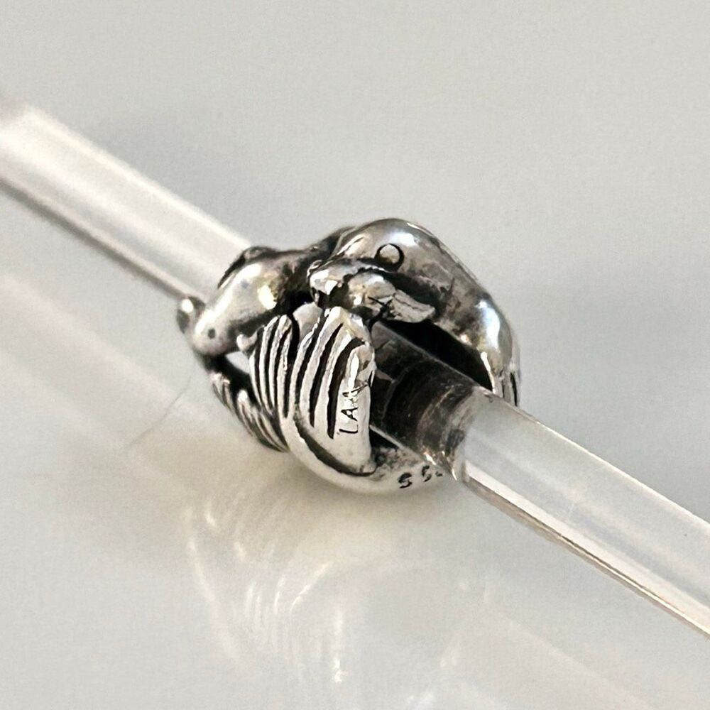 TROLLBEADS Seal Family Silver Bead LAA 925S Mom Seal w her Pups NEW (See Detail) - Picture 8 of 9
